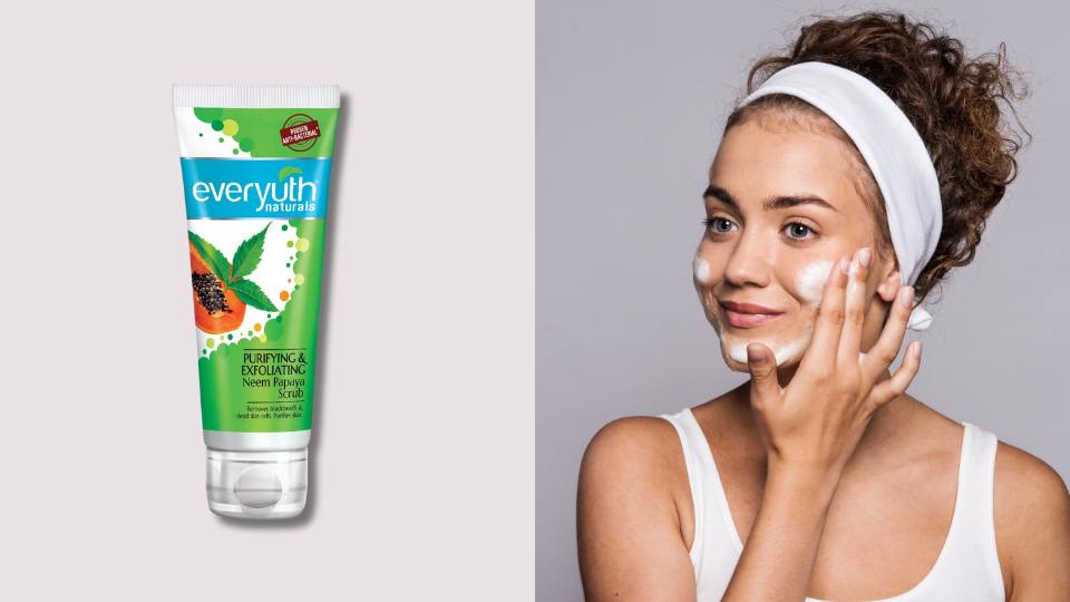 Everyuth Papaya face pack & Scrub for Radiant Skin