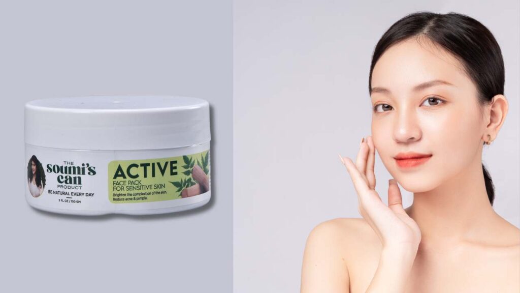 SOUMIS CAN Active Face Packs for Sensitive & Normal Skin